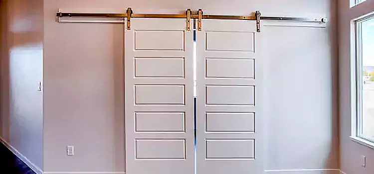 Glass Barn Door with Installation Hardware Kit Austintown