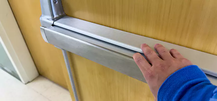 Installing a Push Bar on a Door Austintown